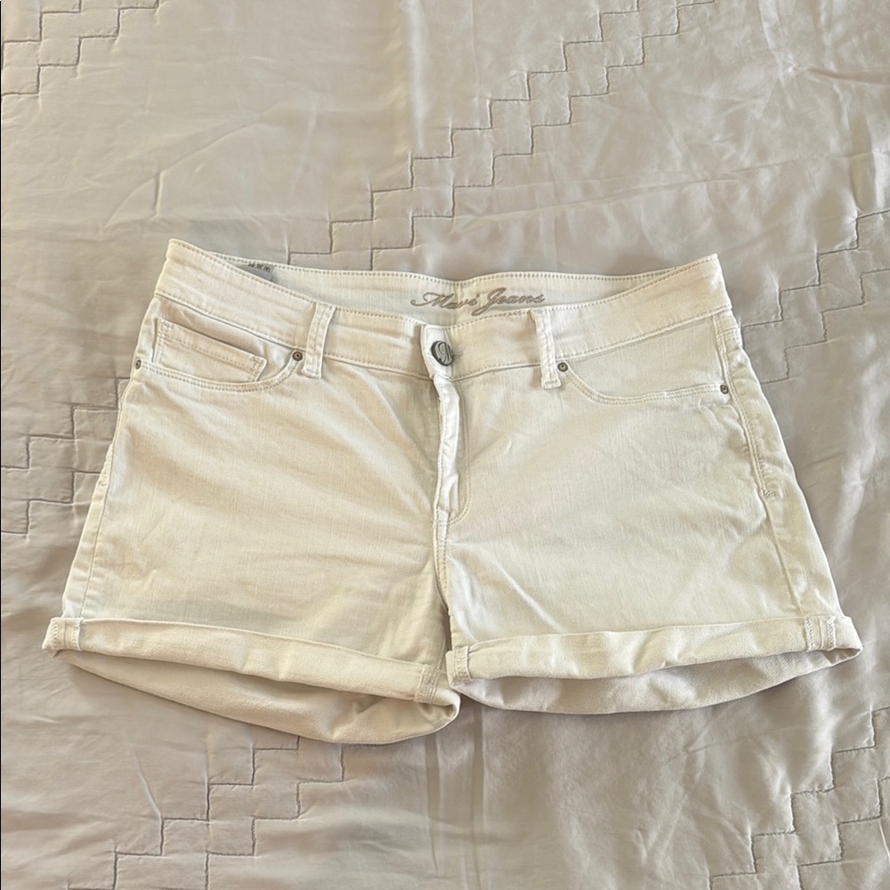 Mavi Jeans White Jean Shorts